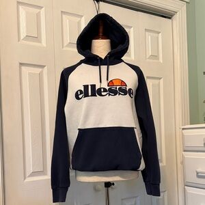 Ellesse TALIAMENTO Pullover Hoodie (Blue/White) Men's Sweater Sz XL/S